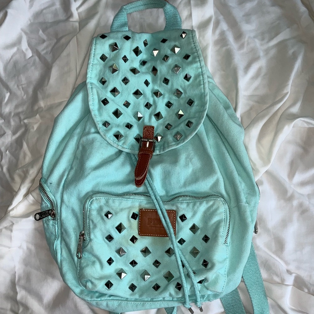Pink turquoise backpack